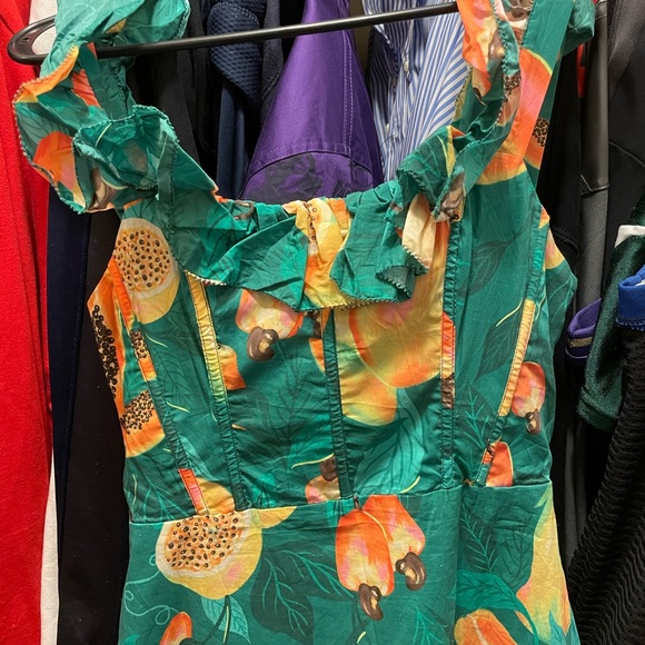 FARM Rio Papaya Salad Midi Dress SOLD OUT EVERYWHERE - Picture 4 of 10